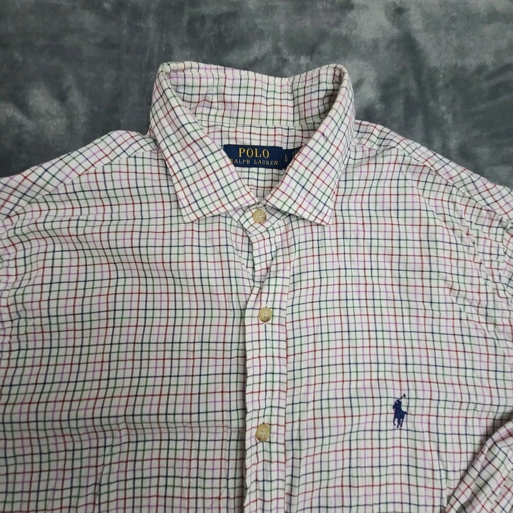 Polo Ralph Lauren Long Sleeve Button Up Shirt Size Large Ralph Lauren Multicolor - Picture 6 of 15